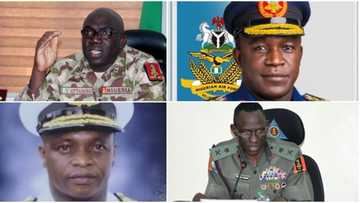 Insecurity: Meet President Buhari’s 4 new service chiefs (photos)