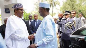 Yanzu-Yanzu: Buhari Ya Karɓi Baƙuncin Shugaba Idriss Deby a Fadarsa ta Aso Rock
