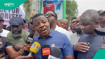 Video: Anti-terror movement stages protest in Abuja, calls for unity against insecurity in Nigeria