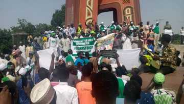 Matasa sun gudanar da zanga-zangar goyon bayan gyara SARS a Kano (hotuna)