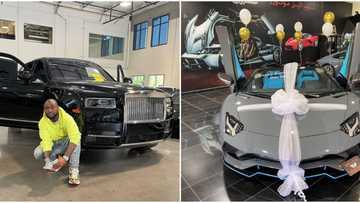 Davido's 2021 car review: Singer splashes over N600m on Rolls Royce, Lamborghini and Range Rover