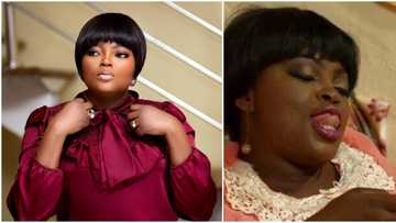 Your father: Funke Akindele trades words on phone with scammer who couldn't speak good English, fans react