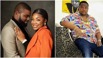 "I dey come your wedding, hope you're ready:" Cubana Chiefpriest tells Mercy Chinwo, singer happily reacts