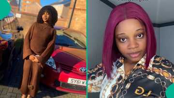 Lady shows job she does in UK, says her family back home think she's enjoying life, many react