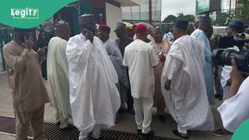 Breaking: Drama as police order PDP BoT members out of NEC meeting hall, “That is the instruction”