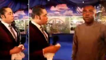 Watch moment big Abuja pastor was arrested for conducting Sunday service despite order over coronavirus (video)