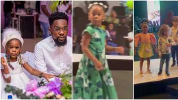 Patoranking's daughter shows off modelling skills as she walks runway for popular brand at Lagos fashion week