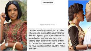You are a married woman: Critic slams actress Omoni Oboli for kissing in a movie, she reacts
