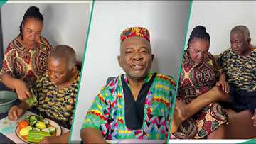 Actor Chiwetalu Agu criticises men who treat their wives badly, shares heartwarming video of self and wife