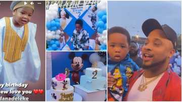 Davido celebrates cousin BRed's son as he clocks 2 in style, video from birthday party emerges