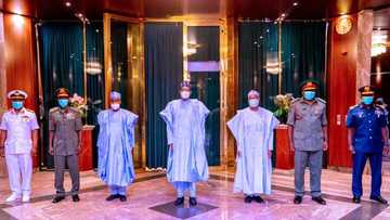 Abuja Terror Attack Threat: Buhari in Closed Door Meeting With Key Security officers