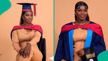 OOU graduate who was in third class in 100 level finishes with higher CGPA, displays it online