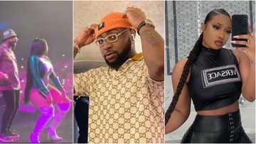 Davido reacts to video of him not ‘rocking’ female rapper Megan on stage
