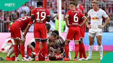 Bayern Munich star with Nigerian roots collapses during pre-season friendly in major scare