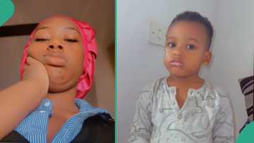 Baby's response after his mother scolded him for smearing body cream goes viral on TikTok