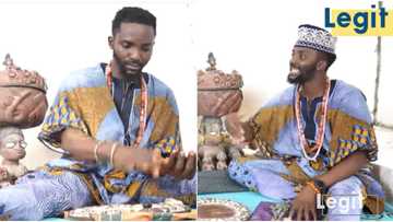 Well travelled fashionista Ifa priest with earrings reveals true nature of Esu, says he is not Satan