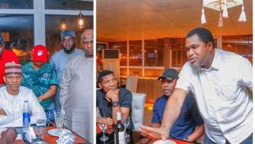 Hotunan Tsofaffin ‘Yan Kwallon Kafa na Super Eagles a Kano don Kamfen din Tinubu