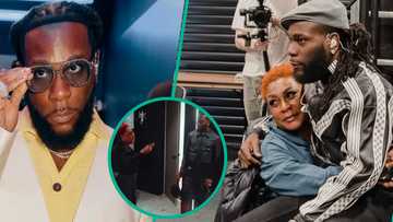 Burna Boy gushes hard as mom hypes him in new video: “He’s lucky to have her"