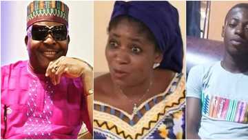 Sir Shina Peters reacts after he was called out for abandoning son he had with late Funmi Martins