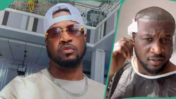 Peter of PSquare undergoes hair transplant, shares reason in viral video: “This one no wan grow old”