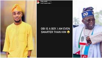 “Obi is a boy, I am smarter than him”: MC Oluomo’s son gloats as Tinubu becomes new president of Nigeria