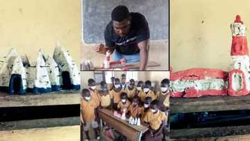 Teacher uses clay to build popular tourists sites for his poor pupils who couldn't afford trips to see them
