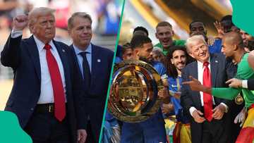 Donald Trump gatecrashes Chelsea's Club World Cup celebrations: James, Palmer reacts