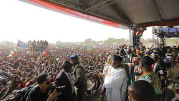 Yanzu Yanzu: Atiku ya yiwa Buhari bugun gwaninta a jihar Adamawa (Hotuna)