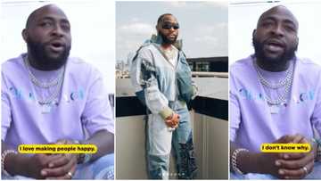 "I Know what bad feelings is like": Davido shares reason why he loves making people Happy, says why in clip