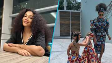 Nadia Buari and her two daughters slay in African print outfits to mark Ghana's Independence Day