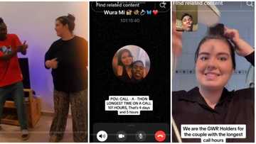 "That's 4 days and 5 hours": Nigerian man and Oyinbo wife make history, speak on phone for 101 hours