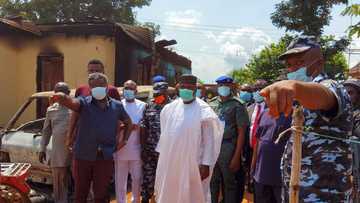 Iwollo Police Division Attack: Governor Ifeanyi Ugwuanyi visits scene