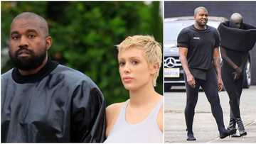 Kanye West's wife Bianca Censori sets tongues wagging with bizarre outfit: "Is she wearing a trash can?"