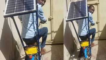 Hotuna: Hazikin matashi ya kera keke mai tuka kanshi da kanshi a jihar Kano