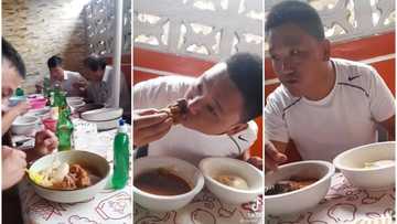 Fufu to the world: Plenty Oyinbo people deal with pounded food thoroughly in video, some eat it with spoon
