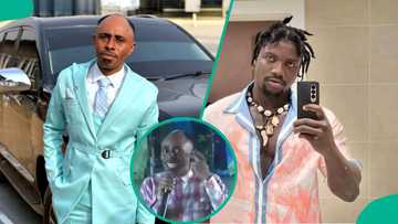 Pastor Amos Isah blows hot as man tells VDM to bring him down for being fake: “You know who I be?”