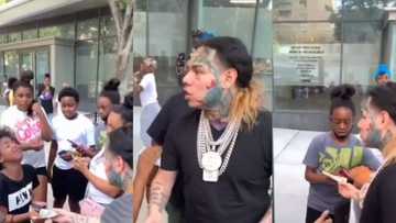 Rapper Tekashi 6ix9ine hands out N40k to young fans after completing house arrest