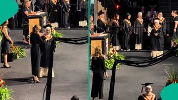 Video of Canada education official removing Palestinian scarf from graduating student goes viral