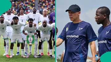 Nigeria's World Cup hope suffers big blow as coach slaps player before South Africa clash, video