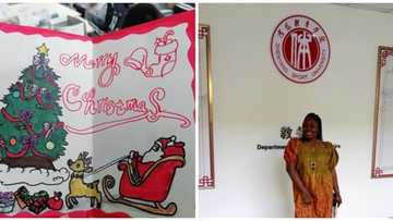 Nigerian lady teaching English in China receives heartwarming Xmas messages from her students