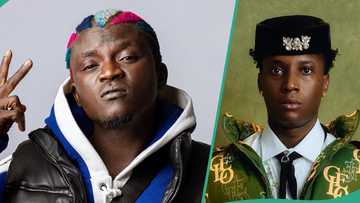Portable brutally blasts Bella Shmurda for saying he cannot feature him: "Your head is not correct"