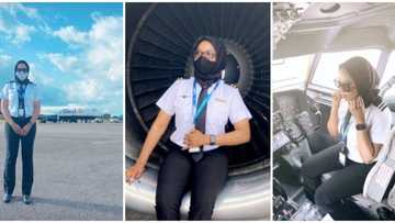 Nigerian woman who started flying aircraft at 17 and became a qualified pilot at 18