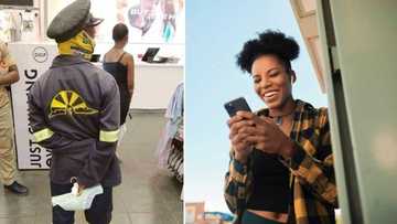He didn't mind people looking: Man boldly stands in line with female undies in clip as he makes payment for it
