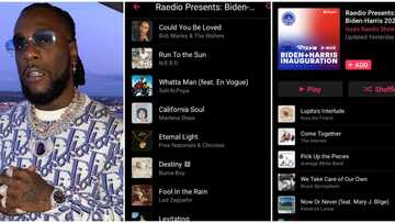 Burna Boy's song featured in Biden, Harris inauguration playlist