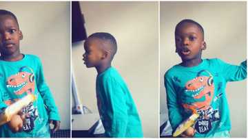 "She takes your phone": Nigerian boy exposes what mum does after his dad bribed him with noodles and egg
