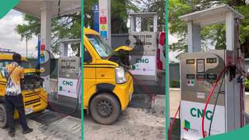 CNG: Driver pays only N3000 to fill tank of bus with cheap fuel at NNPC filling station