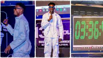 "He started by 9am": Nigerian MC who vowed to talk for 130 hours cicks-off entertainment marathon in Abakaliki