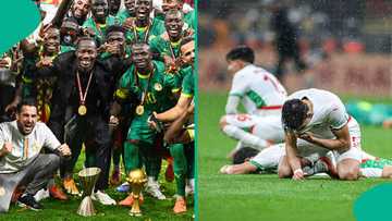 Senegal aims fresh dig at CAF, Morocco as Teranga Lions flaunts AFCON trophy in new announcement