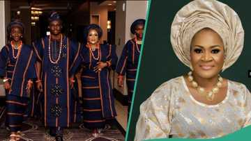 Mercy Aigbe husband's first wife shares adorable pics of children: "Wetin man dey look for sef"