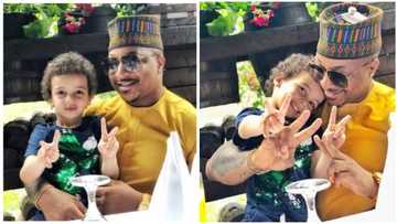 Nollywood actor IK Ogbonna celebrates son's 4th birthday with adorable new photos